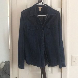 Banana Republic Chambray Button- down